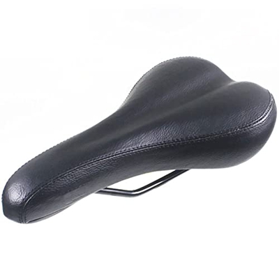 Roolina Sillín De Bicicleta Cómodo Impermeable,diseño Retro Material Cuero Cómodo Sofá Aumentar Y Espesar Almohadilla para Silla De Montar para MTB/Bi