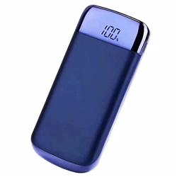 Power Bank LED Batería externa USB Cargador de teléfono móvil Batería portátil adecuada para smartphones, tablets y más Azul en oferta