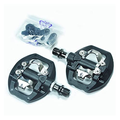 Climb The PEAK MTB Pedal Auto-Bloqueo Ciclismo Bicicleta de montaña Pedal Pendientes Nylon Pedales de Bicicletas Piezas de bicylete para Bicicleta (Co