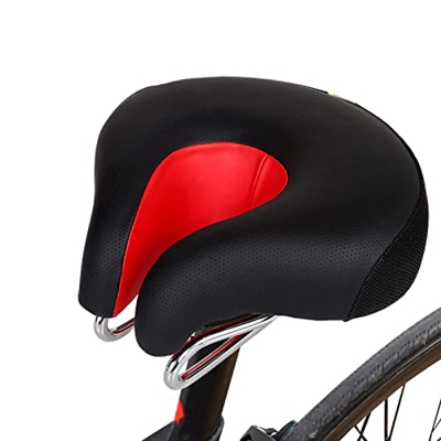 Aelevate Sillín de Bicicleta sin Nariz | Cojín de Asiento sin Nariz para Bicicleta | Cojín Suave para Bicicleta de montaña, cojín para Asiento de Bici