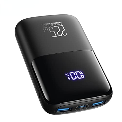Power Bank 22.5W Pd Carga Rápida con Soporte para Teléfono 10000mAh Batería Externa para Compatible con Smartphones, Tablets y más