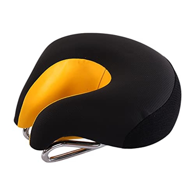 DanensiGL Asiento de Bicicleta sin Nariz,Cojín de Asiento sin Nariz para Bicicleta - Cojín de Asiento de Bicicleta de montaña, Asiento de Bicicleta Su