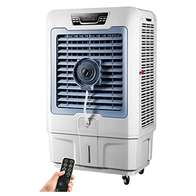 RPLM Ventilador De Aire Acondicionado con Rociador De Ahorro De Energía De 400 W, Humidificador Multifunción 4 En 1,purificador De Aire,Tanque De Agua