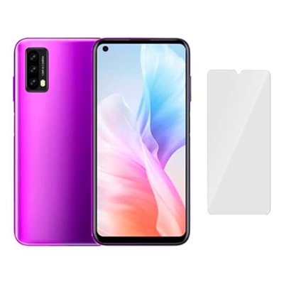 Smartphone Blackview A90 4GB/64GB Roxo con película Hidrogel, câmara 12MP+8MP, bateria 4280 mAh, Android 11, Dual SIM