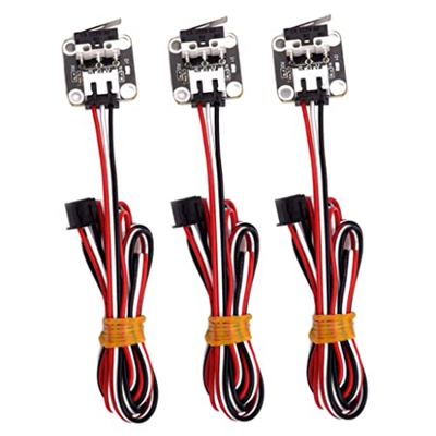 NiseWuds Impresora 3D Interruptor Limitado Módulo de Interruptor de Encendido Mecánico con 3pins 33.97 Pulgadas Cable Compatible con Tevo Tornado 3pcs