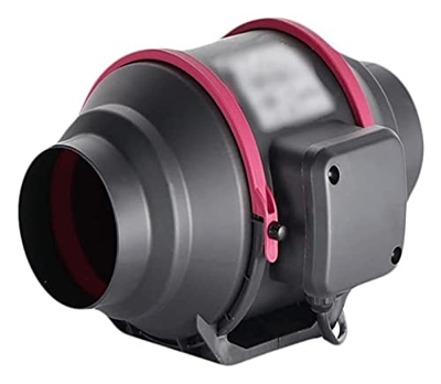 HANDIYA Ventilador de baño Fan De Conducto Redondo 100 Ventilador De Escape Baño De Baño Ventilación Ventilador Potente Silencioso 4 Pulgadas