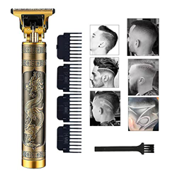 Cortapelos para Hombres - Cortapelo Profesional de Hombre - Cortadora de Pelo - Máquina para cortar el pelo dragón dorado - Máquina para cortar cabell en oferta