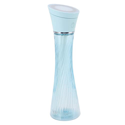 Pwshymi Humidificadores de Niebla USB, Pequeño Humidificador Ultrasónico de Carga USB de bajo Ruido con Espejo para Oficina(Azul Claro) en oferta
