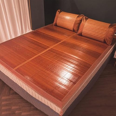 Bonilaan Colchoneta de Verano Alfombrilla for Dormir de Verano, Estera de bambú de Verano, Almohadilla for Dormir de enfriamiento de Verano, para Dorm