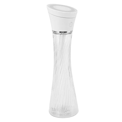 Pwshymi Humidificadores de Niebla USB, Pequeño Humidificador Ultrasónico de Carga USB de bajo Ruido con Espejo para Oficina(Blanco)