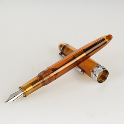 CiniYuklo Jinhao 992 - Pluma estilográfica, diseño de espiral, color transparente en oferta