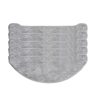 warmshop888 5pcs Portes de mueca Adecuado for H30 Plus Robot Aspuum Cleaner Lavable y Reutilizable Mop Colth for aspiradora de Robots