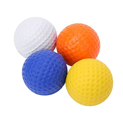 Uxsiya Pelota, Safe Hildren Bal ligero de resina suave de goma PU con bolsa de malla para deportes de interior para ejercicios de niños