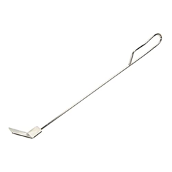 Gcroet Rake de Ceniza de carbón de Acero Inoxidable, Barbacoa de Cenizas de Cenizas de Acero Inoxidable Fumador de carbón Quemador Herramienta de extr características