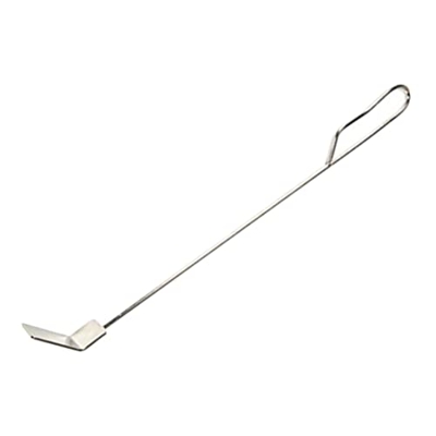 Gcroet Rake de Ceniza de carbón de Acero Inoxidable, Barbacoa de Cenizas de Cenizas de Acero Inoxidable Fumador de carbón Quemador Herramienta de extr