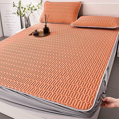 TRGCJGH Colchón De Verano,colchoneta Refrescante De Verano,colchoneta Refrescante con Funda De Almohada,colchoneta Plegable para Cama,colchón para Dor