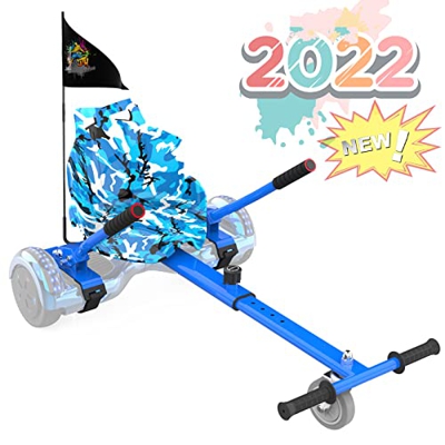 RCB Asiento para Hoverboard, Accesorio para Kart para Hoverboards, Hoverboard con Asiento, Apto para Todos los Scooters de 6,5 a 10 Pulgadas, Dos Vuel