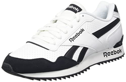 Reebok Royal Glide Ripple Clip Sneaker, Hombre, White/Black/White, 43 EU en oferta