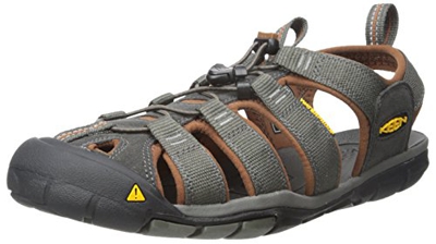 Keen Clearwater CNX, Sandalias Hombre, Raven Tortoise Shell, 45 EU