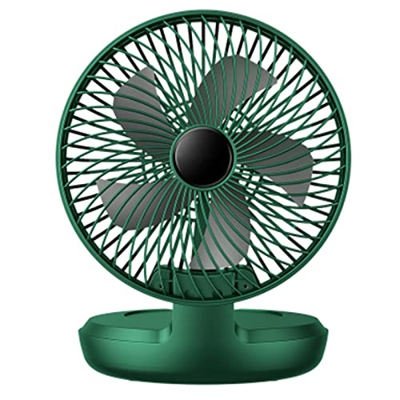 LISAinmAY Ventilador De Escritorio USB, Ventilador De Mesa Oscilante Portátil Recargable, Circulador De Aire Personal, Plegable, Silencioso, Eléctrico