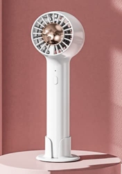 Ventilador De Mano Silencioso Turbofán Pequeño Ventilador Usb Recargable Mini Bolsillo Pequeño Ventilador Portátil Escritorio Sin Hojas Versión Mejora precio