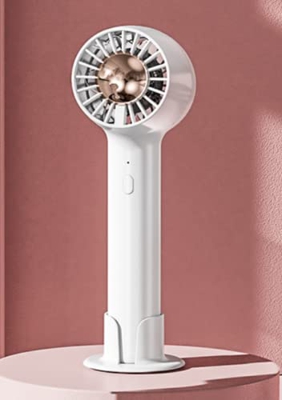 Ventilador De Mano Silencioso Turbofán Pequeño Ventilador Usb Recargable Mini Bolsillo Pequeño Ventilador Portátil Escritorio Sin Hojas Versión Mejora