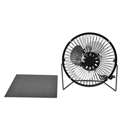 Kit de Ventilador de Panel Solar, Mini Ventilador Alimentado por Panel Solar USB 4.5W Ventilador de Escape Solar, sin Almacenamiento de Energía, para  en oferta