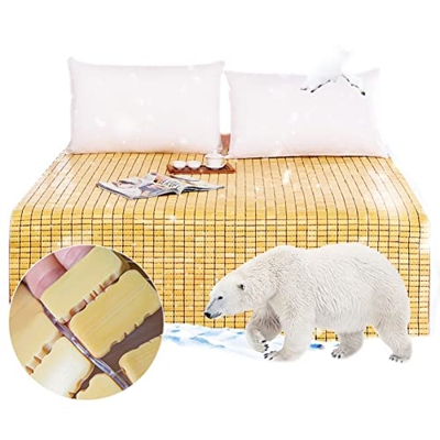Colchón De Verano De Bambú, Cojín De Cama De Enfriamiento De Colchoneta De Dormir Plegable para El Dormitorio De La Escuela En Casa, Antideslizante, P