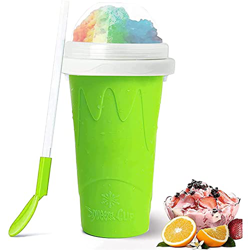 ZLZNX Slushy Maker Cup, Quick Frozen Smoothies Slushy Ice Cream Maker, Double Layer Squeeze Slushie Maker Cup, Magic Slushie Maker Squeeze Cup para ni precio