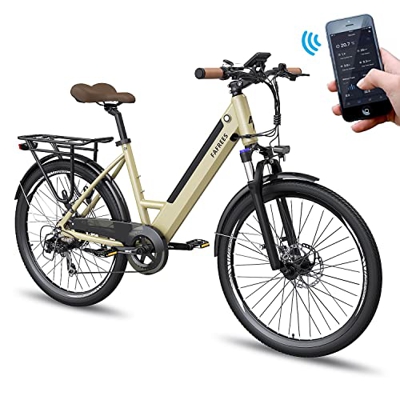 Fafrees F26-PRO [ Oficial ] Bicicleta eléctrica para mujer con aplicación E Bike de 26 pulgadas, 250 W hombre, 42 N.m, bicicleta de montaña con baterí