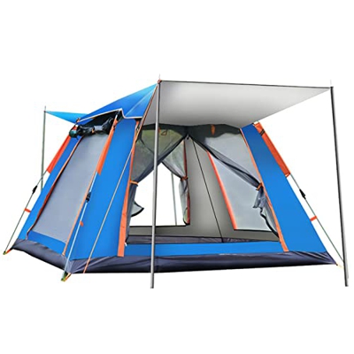 FZ FUTURE Tiendas de Campaña Familiares para 4 Personas,Carpas Ligeras para Acampar En La Playa con Bolsa de Transporte Tienda de Mochilero para Festi