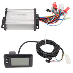 JUMZ Controlador sin escobillas del Panel de visualización, Controlador sin escobillas de 36 V/48 V 350 W para Bicicleta eléctrica en oferta