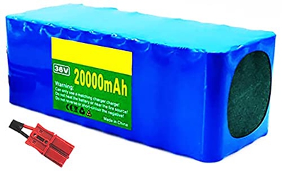 stdpcxz 36V 20000Mah Eléctrica De Bicicleta Paquete De Batería De Iones De Litio, Recargable De Iones De Litio, para Monociclo Eléctrico De Auto Equil