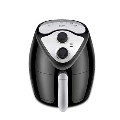 Desconocido Freidora eléctrica/Aire sin freír/Papas Fritas Horno electromecánico Fryer Fryer Oil Low Fat 2.6L, BlackKitchen SP GINOLEI