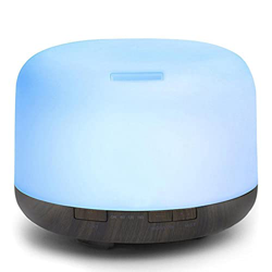 JUCHENG 500ML difusor de Aceite Esencial   humidificador de Aire lámpara LED Aroma eléctrico ultrasónico Fresco aromaterapia Fabricante de Niebla arom en oferta