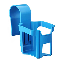 Soporte para tazas de piscina, soporte para copas junto a la piscina para bebidas sobre el suelo, se adapta a la mayoría de piscinas, piscinas sobre e características