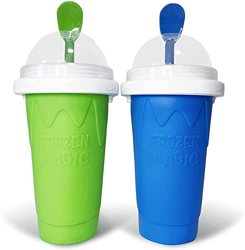 ZLZNX Slushie Maker Cup,Magic Quick Frozen Smoothies Cup,DIY Homemade Milk Shake Ice Cream Maker for Kids and Family,Children Gift,A en oferta