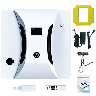 Niczu Robot de Limpieza de Ventanas con Control Remoto Inalámbrico, Aspiradoras Robóticas de Limpieza Automática, Adecuado para Azulejos de Vidrio de 
