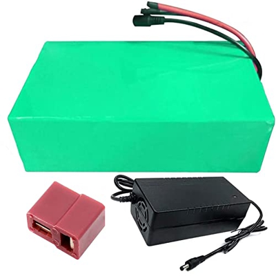 HJGHY Batería Ebike 36V 48AH Paquete de baterías de Litio Bicicleta Eléctrica Batería Litio con Cargador + BMS, para E-Bike 250W 350W 500W 800W Motor,