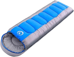 XiangWen Saco de Dormir Cómodo Transpirable Momia Cremallera Doble Cara Cálido Ligero y Portátil Adecuado para Camping, Senderismo, Actividades en Int en oferta