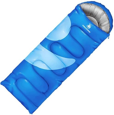 XiangWen Saco de Dormir portátil Ligero con Doble Cremallera cómodo y Transpirable para Momia Ideal Acampar Senderismo Actividades al Aire Libre en In