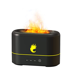 Lechnical Humidificador de Llama de simulación Azul y Rojo 2 Brillo Luz Silencioso Humidificador de Aire USB Humidificador de Aire Aromaterapia Difuso precio