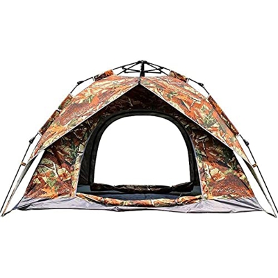 ZLZNX Tienda Automática Doble PropóSito para 3-4 Personas Doble Puerta Doble Cubierta para Acampar Al Aire Libre Viaje Conducción Tienda Portátil Camu