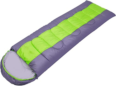 XiangWen Gran Saco de Dormir para Adultos, Envoltura de Invierno Maneta de Sacos de Dormir cálidos para Acampar Tourismo de Senderismo 220x85 cm, Verd