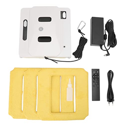 HEEPDD Robot de Ventana Smart Water, Herramientas Limpias de Vidrio con Control Remoto Robot Smart Water Spray Carga USB Completamente Automática Cont