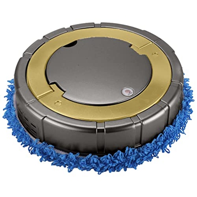 Momolaa Robot trapeador silencioso Inteligente para el, máquina trapeadora húmeda y Perezosa Linda Cosa Rosa (Gold, One Size)
