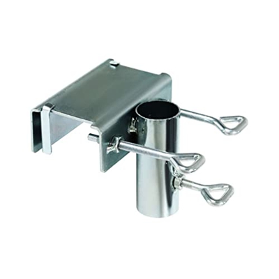 Guangcailun Abrazadera para sombrilla de Patio, banco ajustable de acero, soporte para jardín, triciclo eléctrico, solar, soporte para sombrillas port