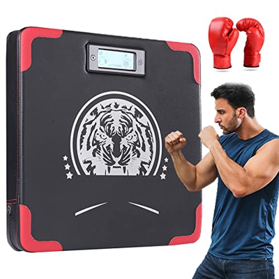 Sensor De Boxeo Probador De Fuerza para Adolescentes Adultos ，Home Wall Smart Punch Target Force Gauge Mat Bag Adjustable Martial Arts Training Equipm