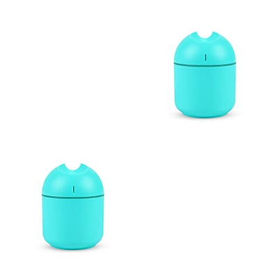 eexuujkl 2 Juegos de Humidificador de aire difusor de Aroma de escritorio continuo/intermitente con rociador de niebla de luz nocturna para sala de es