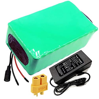 HJGHY Recargable De Iones De Litio 36V 18AH Batería de Bicicleta Eléctrica Paquete de Batería de Iones de Litio con Cargador Y BMS, para 250W 350W 500